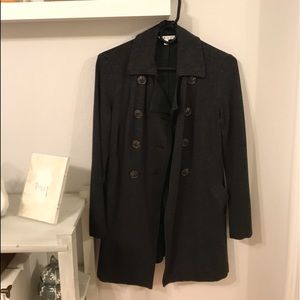 Women’s Dark Grey Pea Coat Small